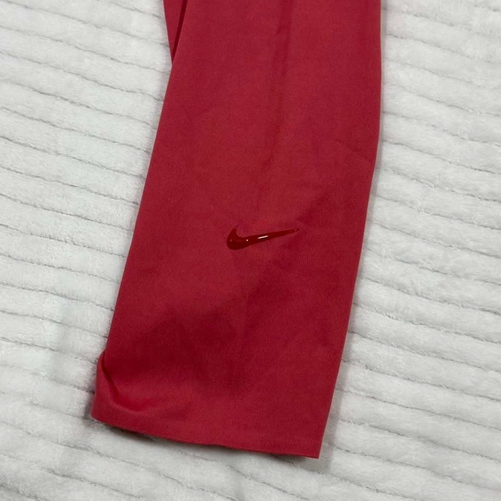 Nike One Luxe Dri-FIT Mid Rise 7/8 Leggings Rose Red BQ9994-622 Womens XL - Picture 7 of 8